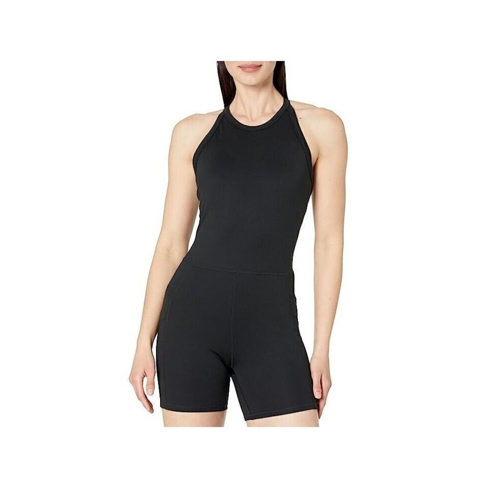 PrAna Women's Becksa Shorts, Medium, Solid Black MSRP $99 made for yoga - Picture 1 of 7